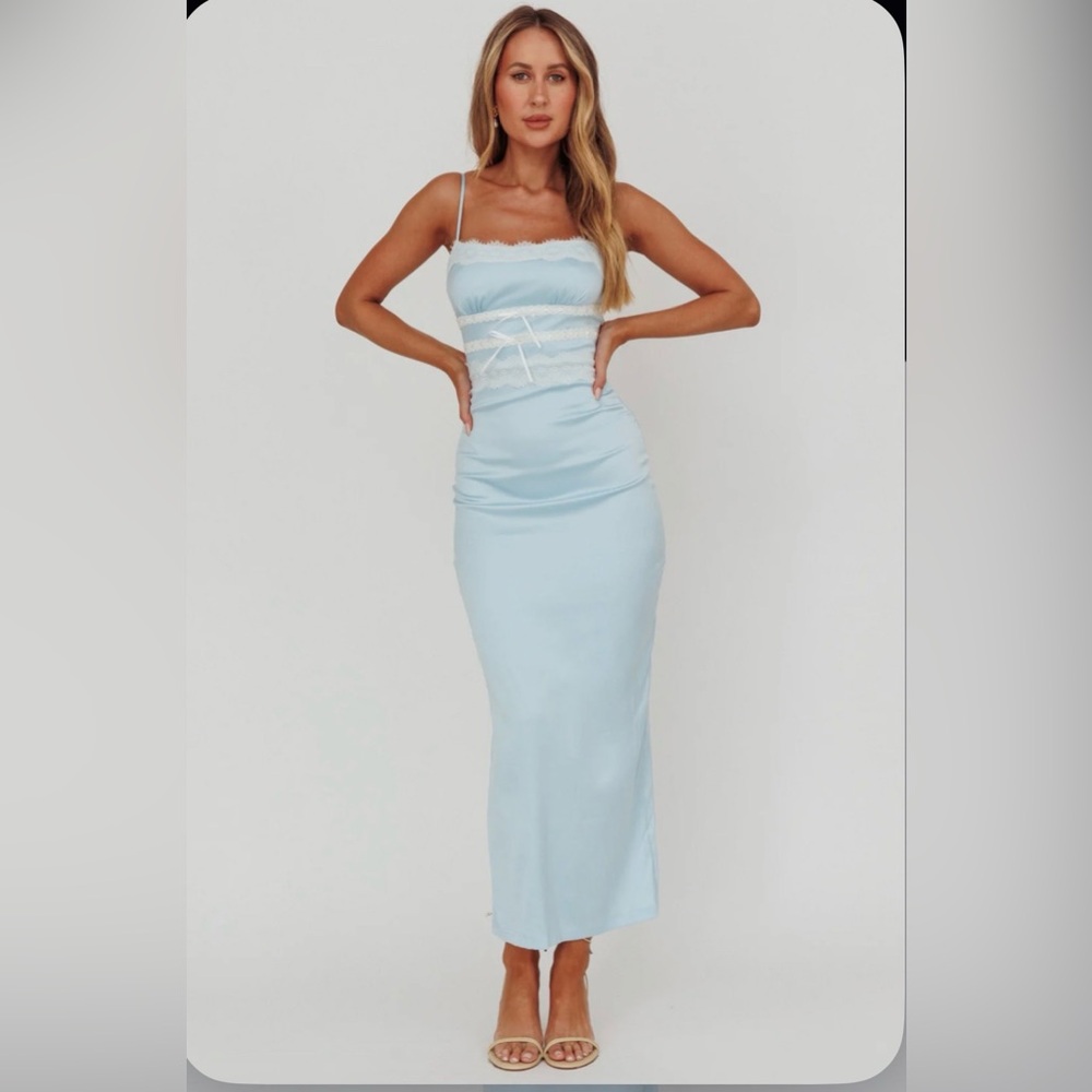 The Edge Sweet As Always Dress Blue Dress Size Small